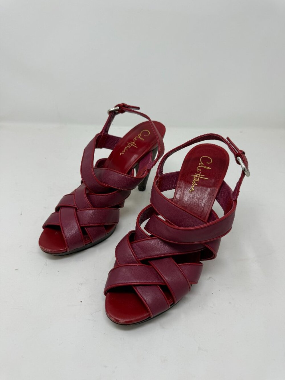 Cole Haan Red Strappy Heel